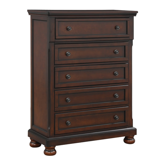 Homelegance Chest Cumberland Brown Cherry Finish Elegant Storage Solution 2159-9
