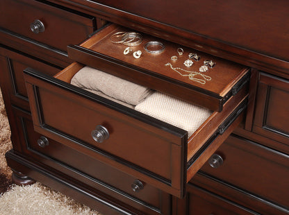 Homelegance Dresser Cumberland Brown Cherry Finish Elegant Design 2159-5
