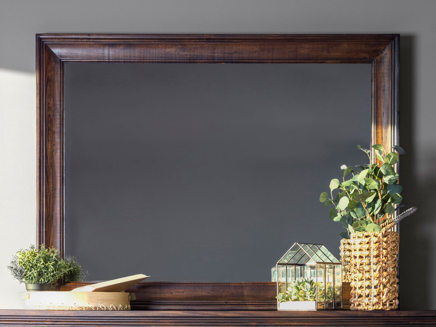 Avenue Dresser Mirror Weathered Burnished Brown
