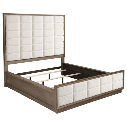 Durango 77-inch California King Panel Bed Washed Oak