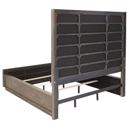 Durango 77-inch California King Panel Bed Washed Oak