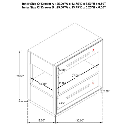 Durango 5-piece Queen Bedroom Set Washed Oak