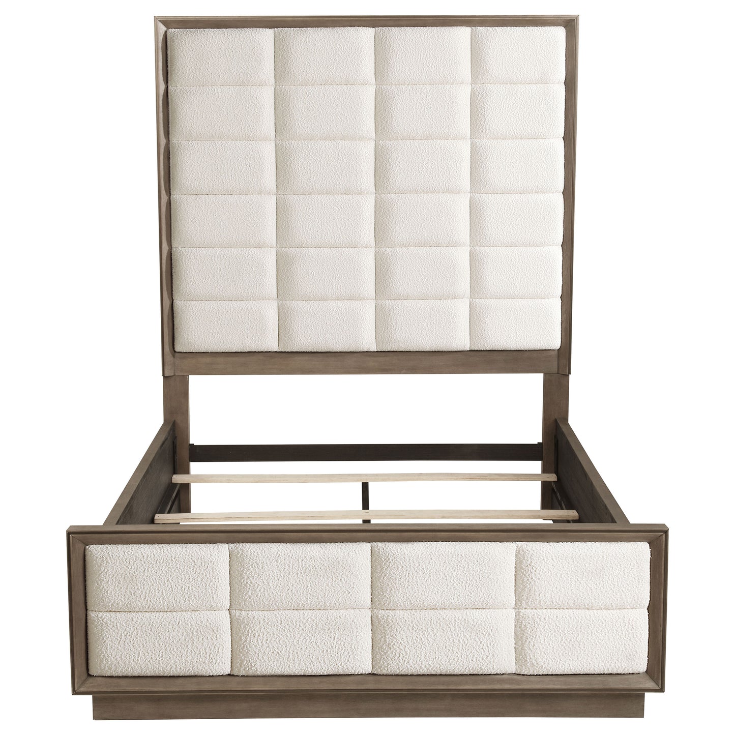 Durango 77-inch Queen Panel Bed Washed Oak