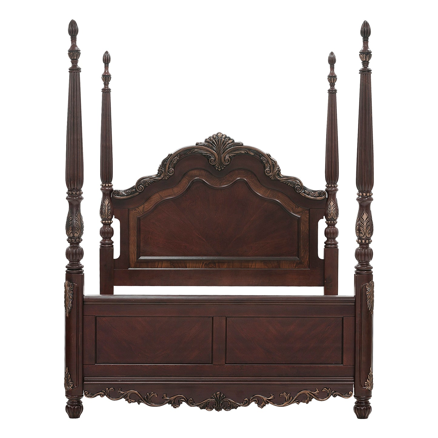 Homelegance Queen Bed Deryn Park Cherry Finish 2243-1