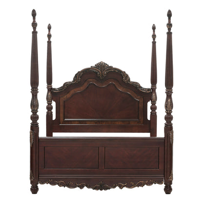 Homelegance Queen Bed Deryn Park Cherry Finish 2243-1