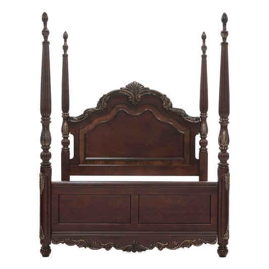 Homelegance Queen Bed Deryn Park Cherry Finish 2243-1