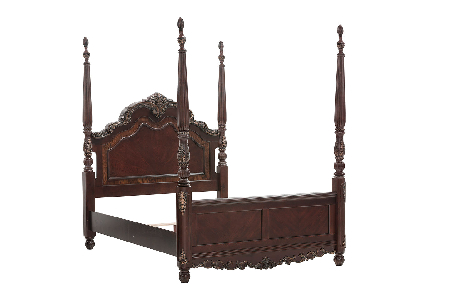 Homelegance Queen Bed Deryn Park Cherry Finish 2243-1