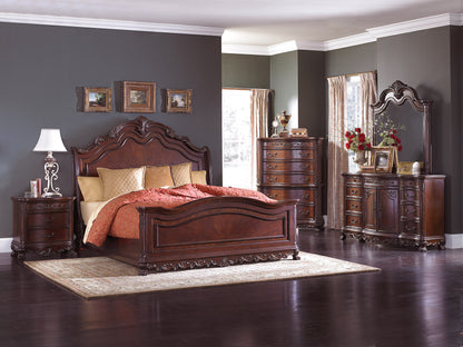 Homelegance Dresser Deryn Park Cherry Finish 2243-5