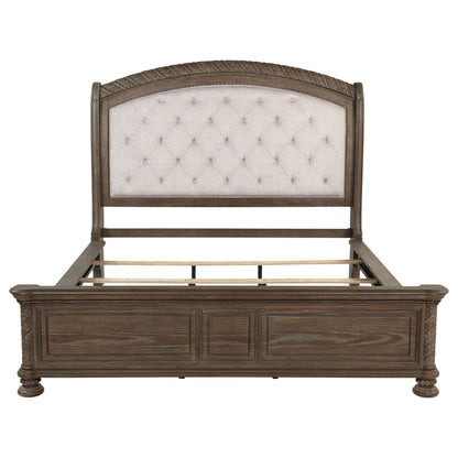 Emmett Wood California King Sleigh Bed Walnut