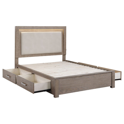 Kenora 5-piece Eastern King Bedroom Set Barley Brown