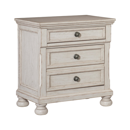 Homelegance Nightstand Bethel Antique White Finish Timeless Design 2259W-4