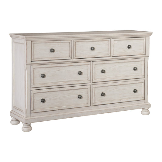 Homelegance Dresser Antique White Bethel Elegant Storage Solution 2259W-5