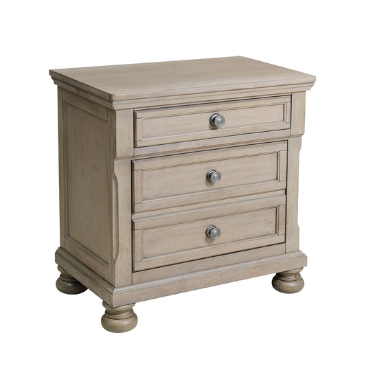 Homelegance Nightstand Bethel Gray Finish Elegant Design 2259GY-4
