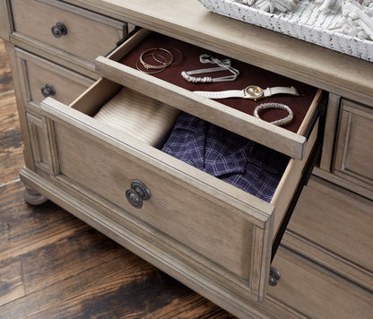 Homelegance Dresser Bethel Gray Finish Elegant Storage Solution 2259GY-5