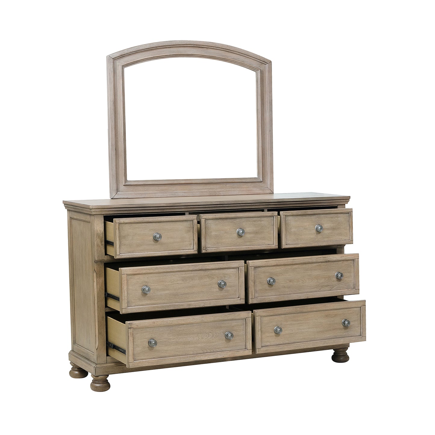 Homelegance Dresser Bethel Gray Finish Elegant Storage Solution 2259GY-5