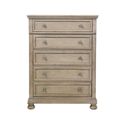 Homelegance Chest Bethel Gray Finish Elegant Design with Antique Pewter Knobs 2259GY-9