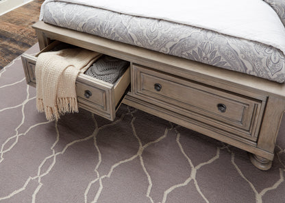 Homelegance Queen Bed Bethel Gray Finish with Storage Drawers 2259GY-1
