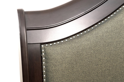 Homelegance Marston Queen Bed Dark Cherry Finish with Storage 2615DC-1