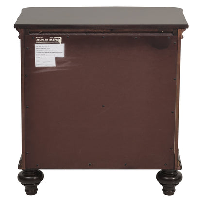 Homelegance Nightstand Marston Dark Cherry Finish Elegant Bedroom Piece 2615DC-4