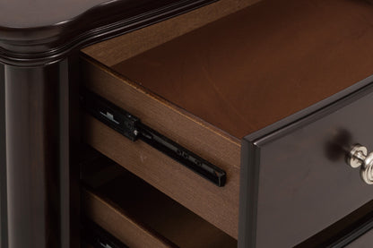 Homelegance Nightstand Marston Dark Cherry Finish Elegant Bedroom Piece 2615DC-4
