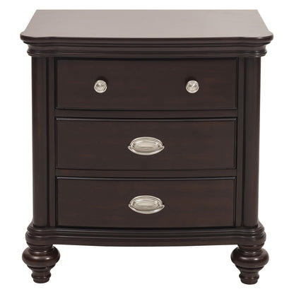 Homelegance Nightstand Marston Dark Cherry Finish Elegant Bedroom Piece 2615DC-4