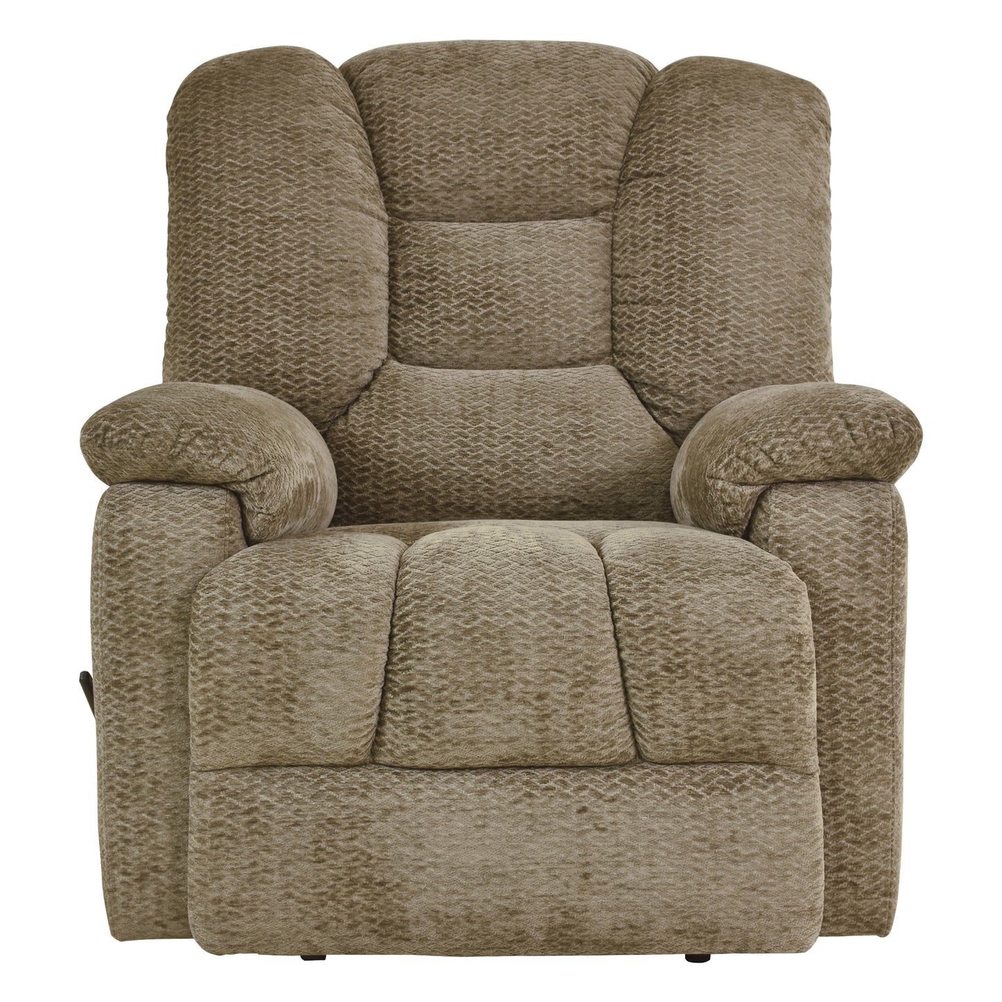 Homelegance Kaylene Reclining Chair in Brown Chenille Fabric 9533BR-1