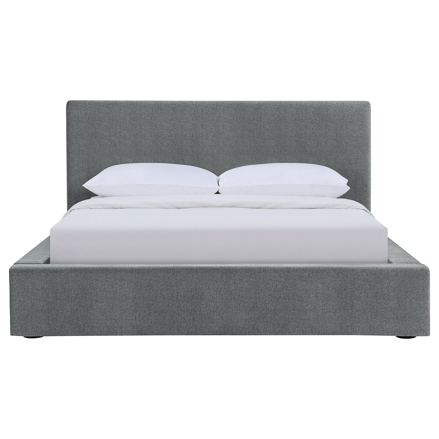 Gregory Upholstered Eastern King Panel Bed Graphite