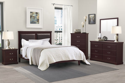 Homelegance Seabright Nightstand Cherry Finish Elegant Design 1519CH-4