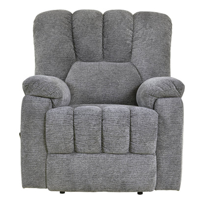 Homelegance Annaliese Reclining Chair in Gray Chenille Fabric 9534GY-1
