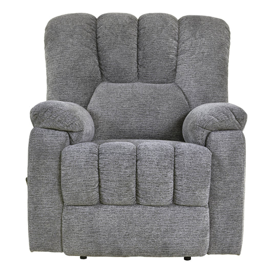 Homelegance Annaliese Reclining Chair in Gray Chenille Fabric 9534GY-1