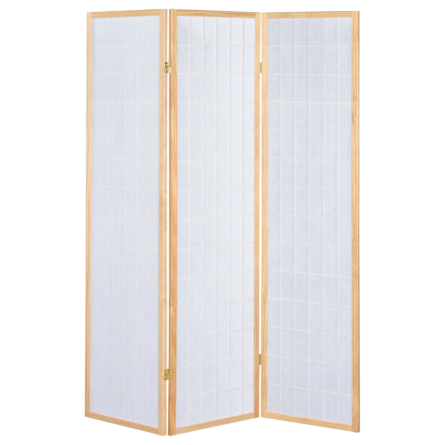 Carrie 3-Panel Room Divider Folding Shoji Screen Natural