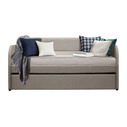Homelegance Roland Daybed with Trundle Gray Fabric 4950GY