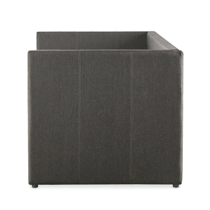 Homelegance Therese Daybed with Trundle Gray Fabric 4969GY