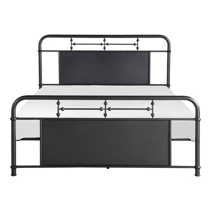 Homelegance Queen Bed Blanchard Mottled Silver Finish 4982-1