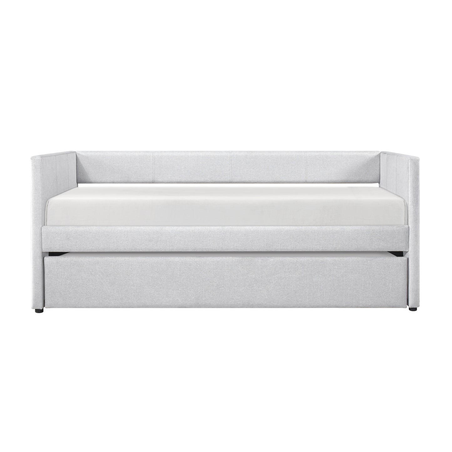 Homelegance Trudy Daybed with Trundle Gray Fabric 4987GY