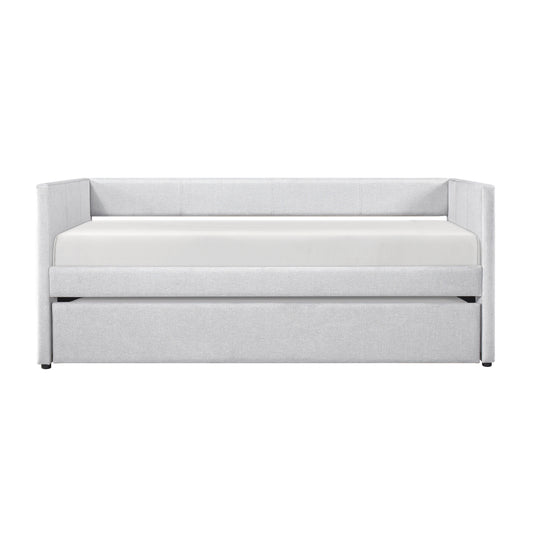 Homelegance Trudy Daybed with Trundle Gray Fabric 4987GY
