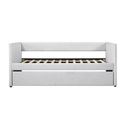 Homelegance Trudy Daybed with Trundle Gray Fabric 4987GY