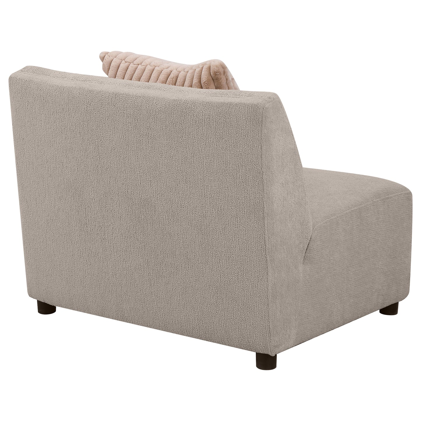 Fayette Upholstered Armless Chair Greige