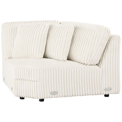 Emberson Upholstered Wedge Ivory