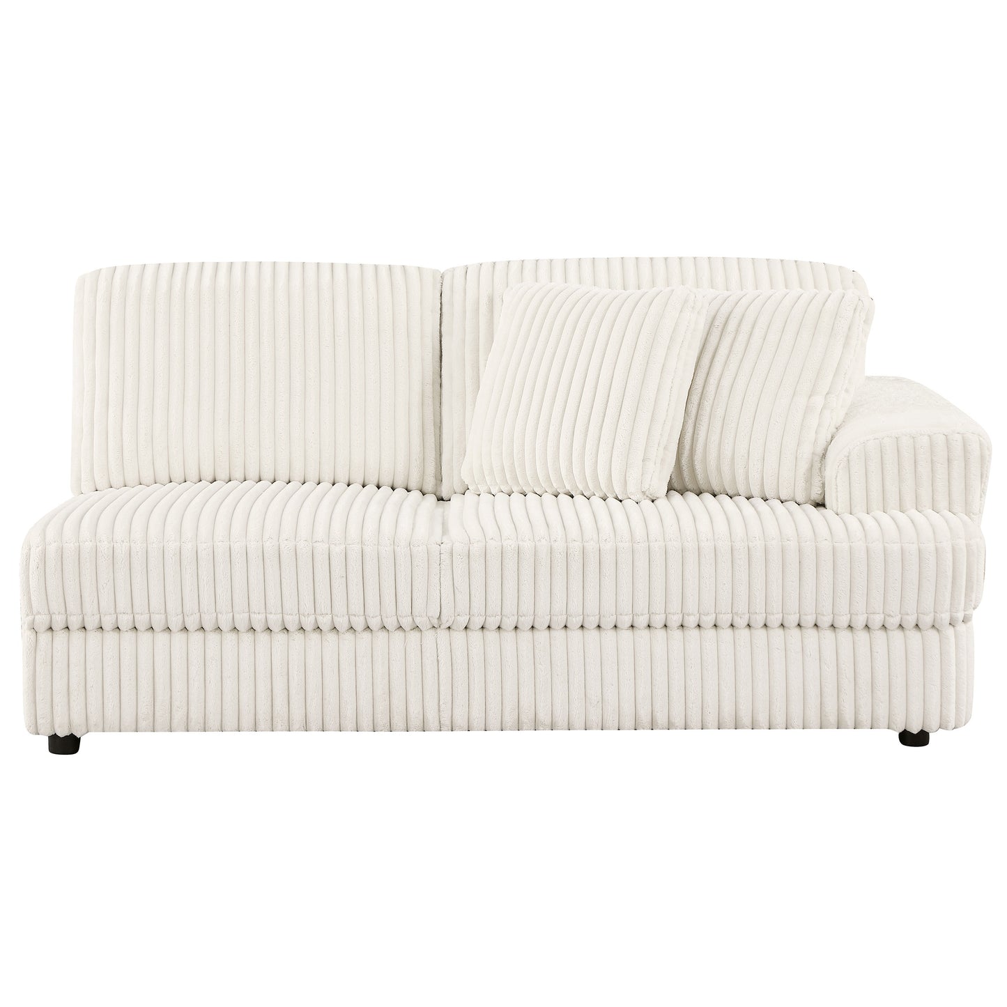 Emberson Upholstered RAF Cuddler Ivory
