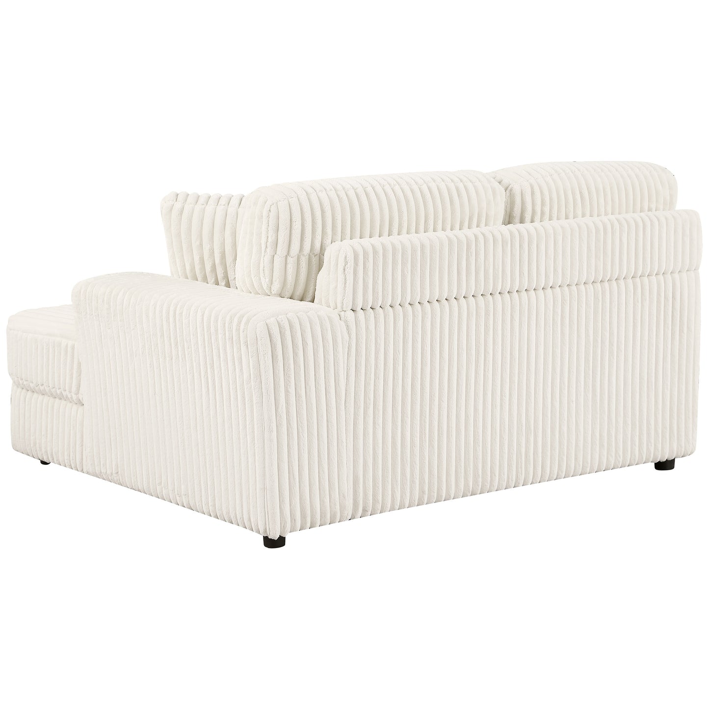 Emberson Upholstered RAF Cuddler Ivory