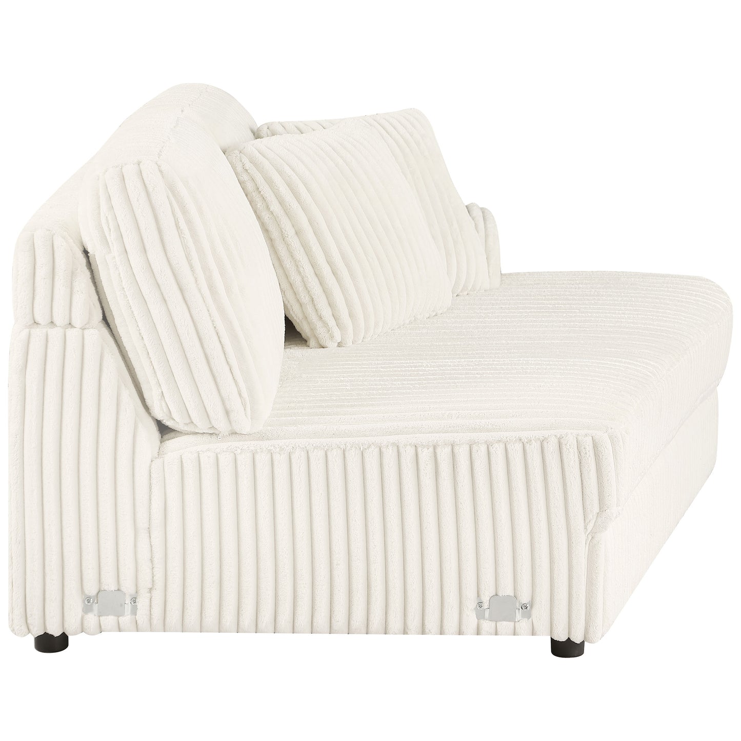 Emberson Upholstered RAF Cuddler Ivory