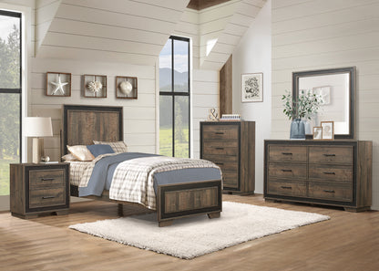 Homelegance Chest Ellendale Rustic Mahogany Dark Ebony Finish 1695-9