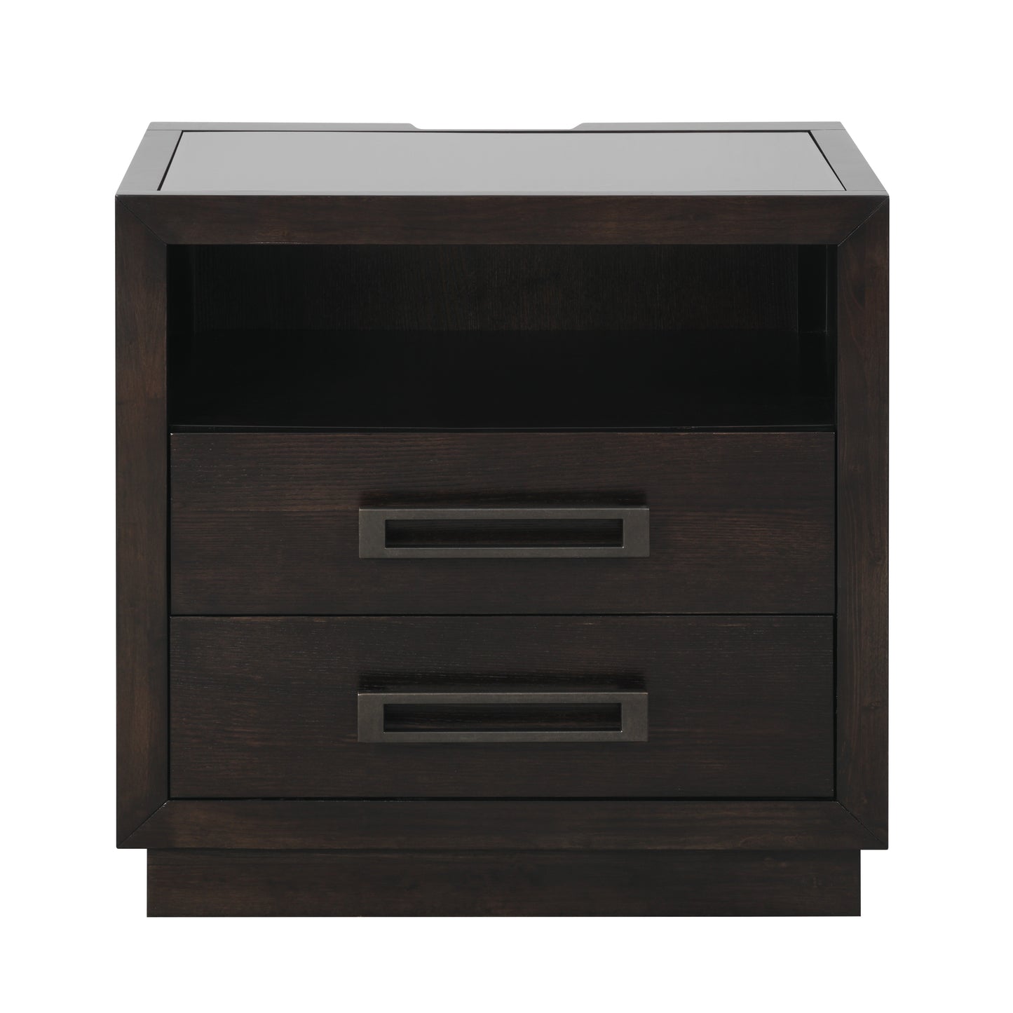 Homelegance Nightstand Larchmont Charcoal Finish with USB Port 5424-4