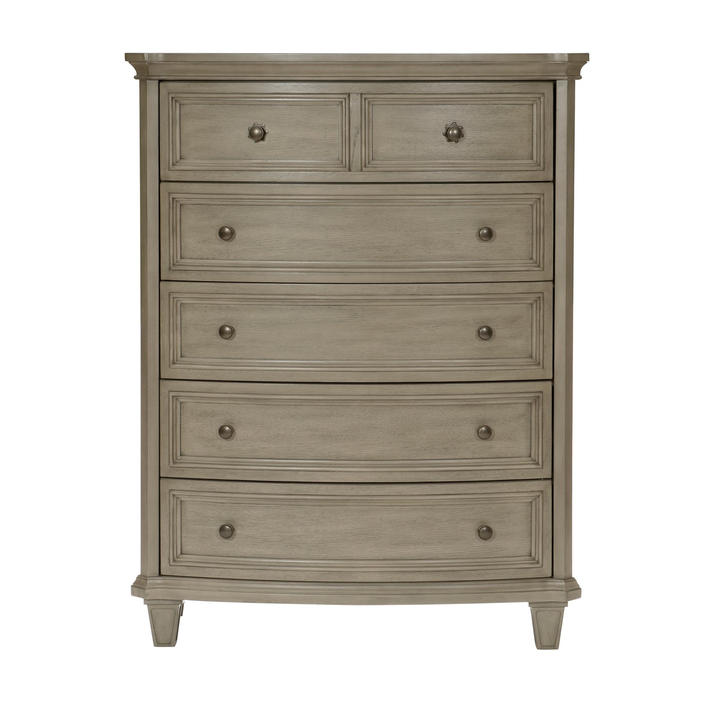 Homelegance Chest Vermillion Gray Cashmere Elegant Design with Walnut Inlay 5442-9