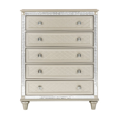 Homelegance Chest Juliette Champagne Finish with Mirror Trim 5844-9