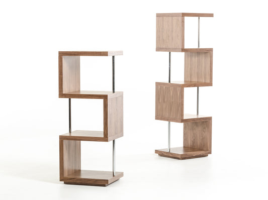 Modrest Stage 1 Modern Walnut Shelf Unit