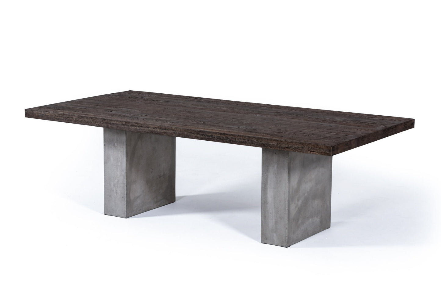 Modrest Renzo Modern Oak and Concrete 94" Dining Table