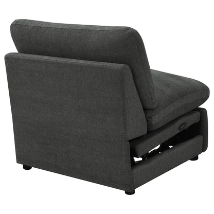 Collins Modular Power Armless Recliner Dark Grey