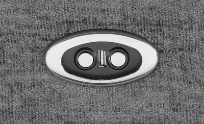 Bahrain Upholstered RAF Power Recliner Charcoal